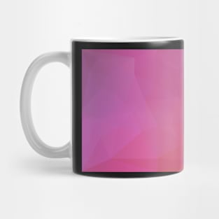 Hot Pink Triangle Pattern Mug